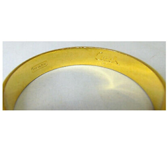 Gorgeous Coach Statement Braclet Cuff Pyramid DESIGN substantial piece 💜 - Picture 8 of 9